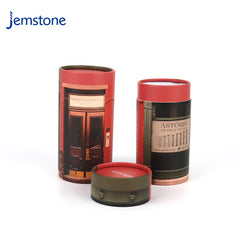 Custom logo Design Printed Eco-Friendly Kraft Cardboard Cylinder Packaging Essential Oil Perfume Bottle Paper Tube for Cosmetic