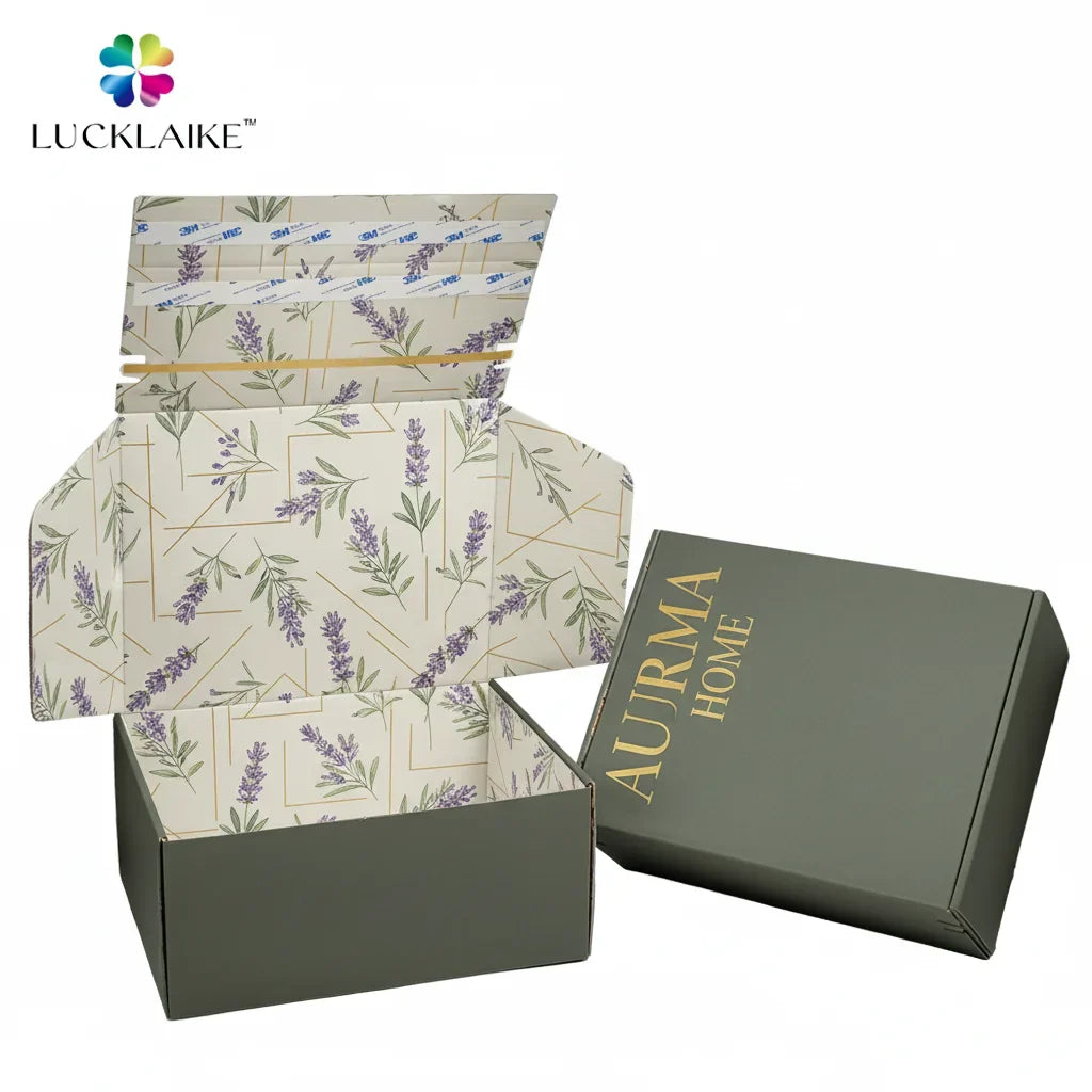 EU Custom logo Corrugated Luxury Gift Fold Box Oem Factory Shipping Mailer Box Packaging Eco Friendly Cardboard Paper Boxes