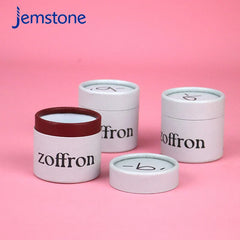 Custom Logo Recyclable Biodegradable Cardboard Cosmetic Essential Oil Bottle Skincare Cylinder Packaging Food Tea Paper Tube