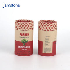 Factory Custom Eco-Friendly Luxury Cylinder Packaging Round Cardboard Kraft Paper Tube for Tea Coffee Food Spice Powder