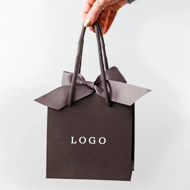 Custom Shoes Branded Store Printed Paper Bags with Your Own logo Cardboard Shopping Paper Bag Gift Bags for Small Business