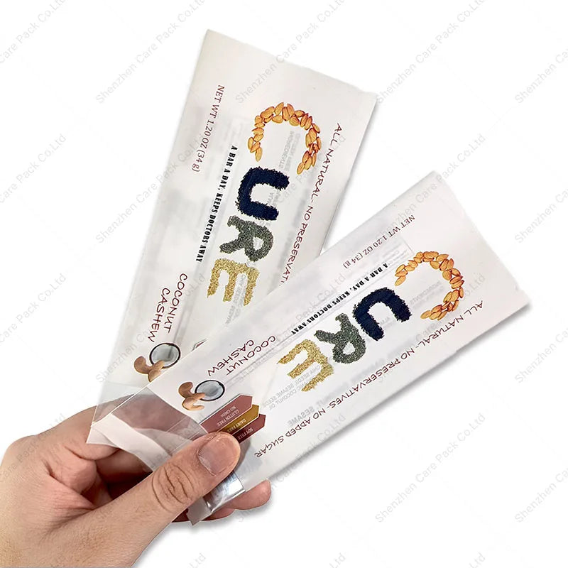 Wholesale Moisture-Proof Cream Pop Pouches Back-Sealing Plastic Packaging Bag with Tear Notch for Pet & Canned Food