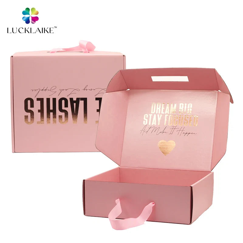 Custom Printing Jewellery Cosmetics Perfume Bottle Valentine Cardboard Package Tear Strip Self Sealing Boxes for Packaging