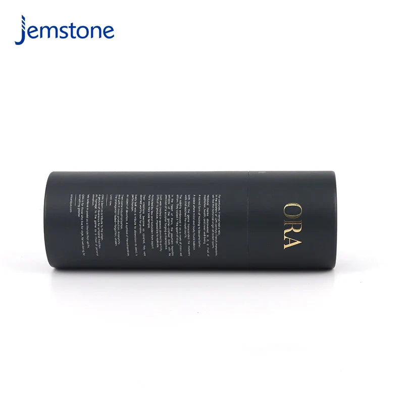 Custom 100% Recyclable Luxury Black Kraft Cardboard Tube Food Tea Coffee Cylinder Box Packaging Cosmetic Perfume Paper Tube