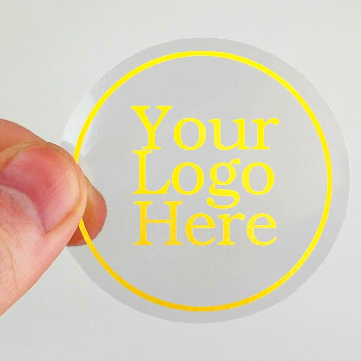 Custom Sticker Roll Waterproof Adhesive Vinyl Brand Logo Sealing Round Business Logo Sticker for Cosmetic Food Packaging Labels