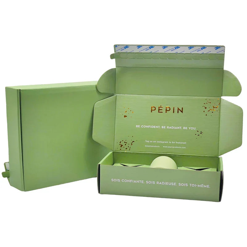 Customize Corrugated Cardboard Carton Craft Mailer Shipping Mail Packaging Boxes for Small Business With Logo Zipper Packaging