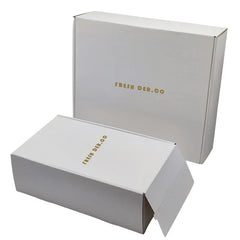 Free Sample Custom Design Luxury Recycled Large Corrugated Mailing Clothing Box Packaging White Mailer Shoes Boxes for Packiging