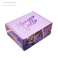 Custom High-End Corrugated Cardboard Folding Mailer Paper Boxes for Embellishing Eye Cream Cosmetic Lashes Cosmetics Gift