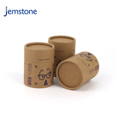 Eco-Friendly Custom Cardboard Tube Cylinder Packaging Kraft Glasses Frame Paper Tube Packaging