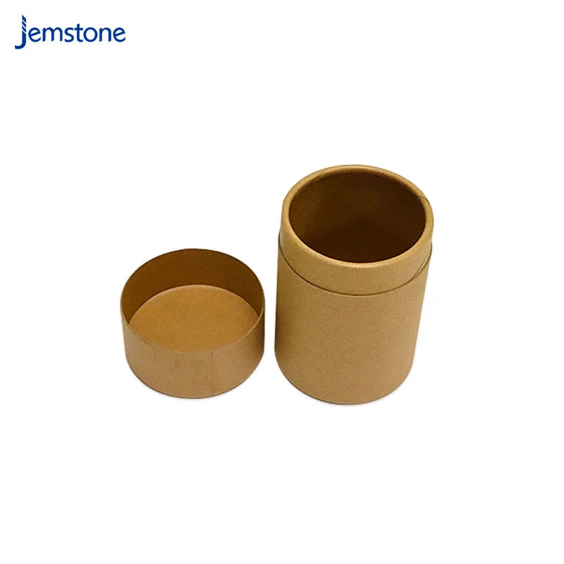 Custom Eco Friendly Luxury Tea Cylinder Tube Box Packaging Cardboard Wholesale Cosmetic Kraft Paper Tube