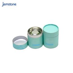 Eco Friendly Food Grade Kraft Containers Packaging Tube Box Food Paper Tube Protein Powder / Coffee