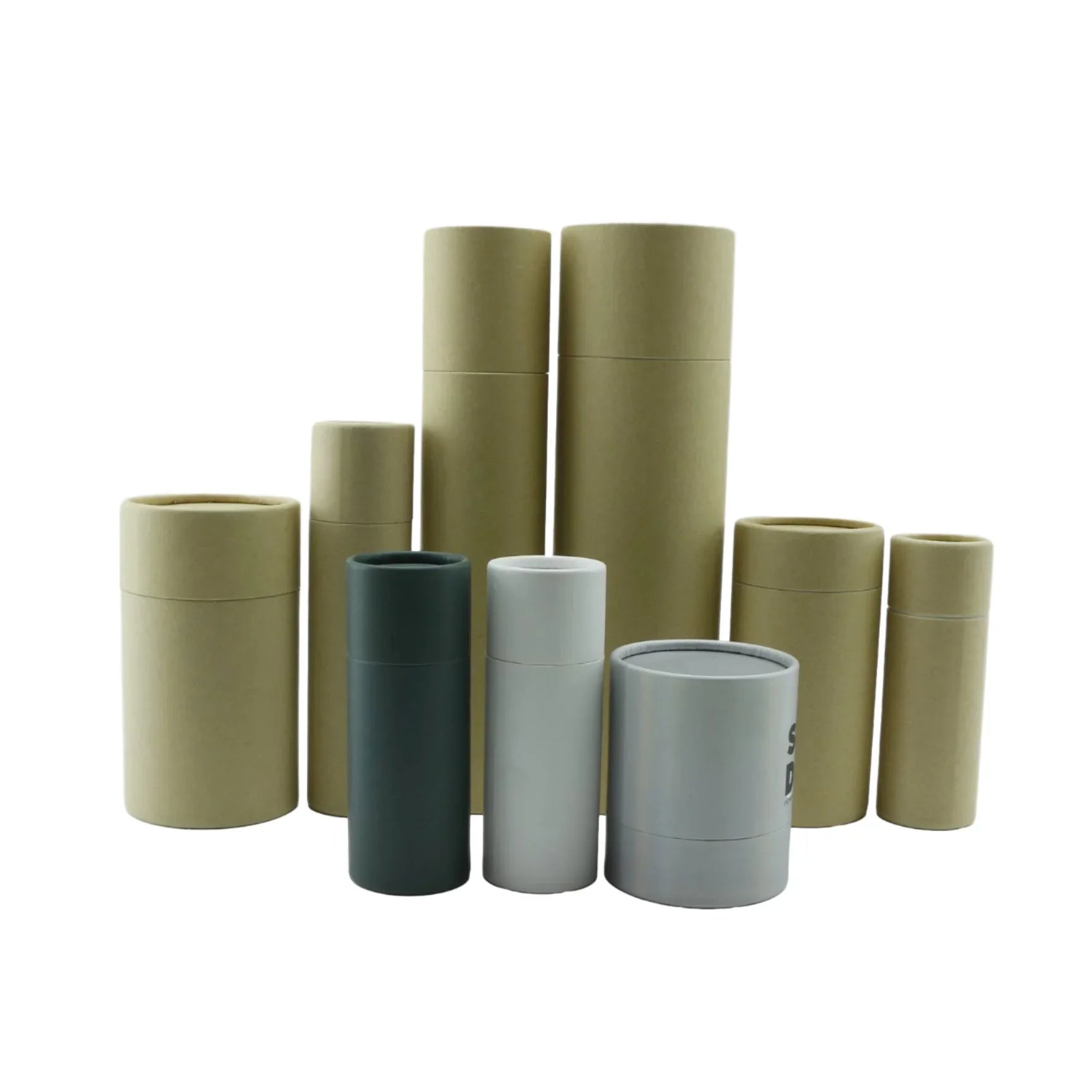 Custom Bio-Degradable Kraft Lip Balm Container Strong White Black Cosmetics Cardboard Lip Balm Tube Lipstick Paper Tube
