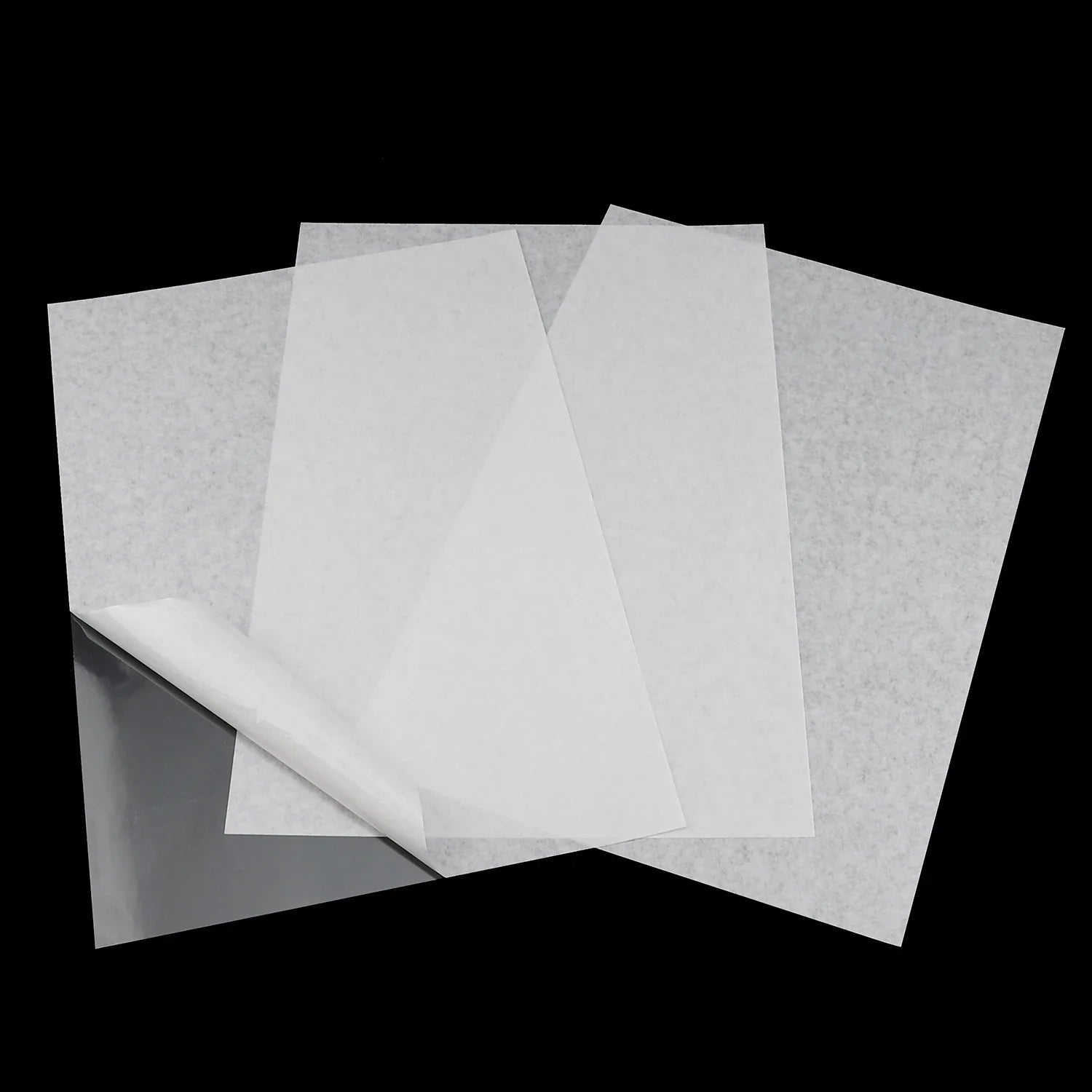 Wholesale Inkjet Printable 8.5x11 A4 Adhesive Japanese Washi Paper Sticker Sheets With Plastic Clear Backing for Inkjet Printer