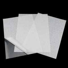 Wholesale Inkjet Printable 8.5x11 A4 Adhesive Japanese Washi Paper Sticker Sheets With Plastic Clear Backing for Inkjet Printer