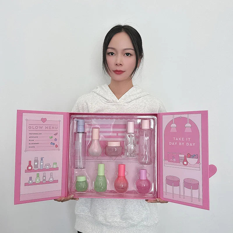 2025 Wholesale Custom Personalized Magnetic Candle Makeup 24 Days Empty Kids Christmas Advent Calendars Gift Packaging Box