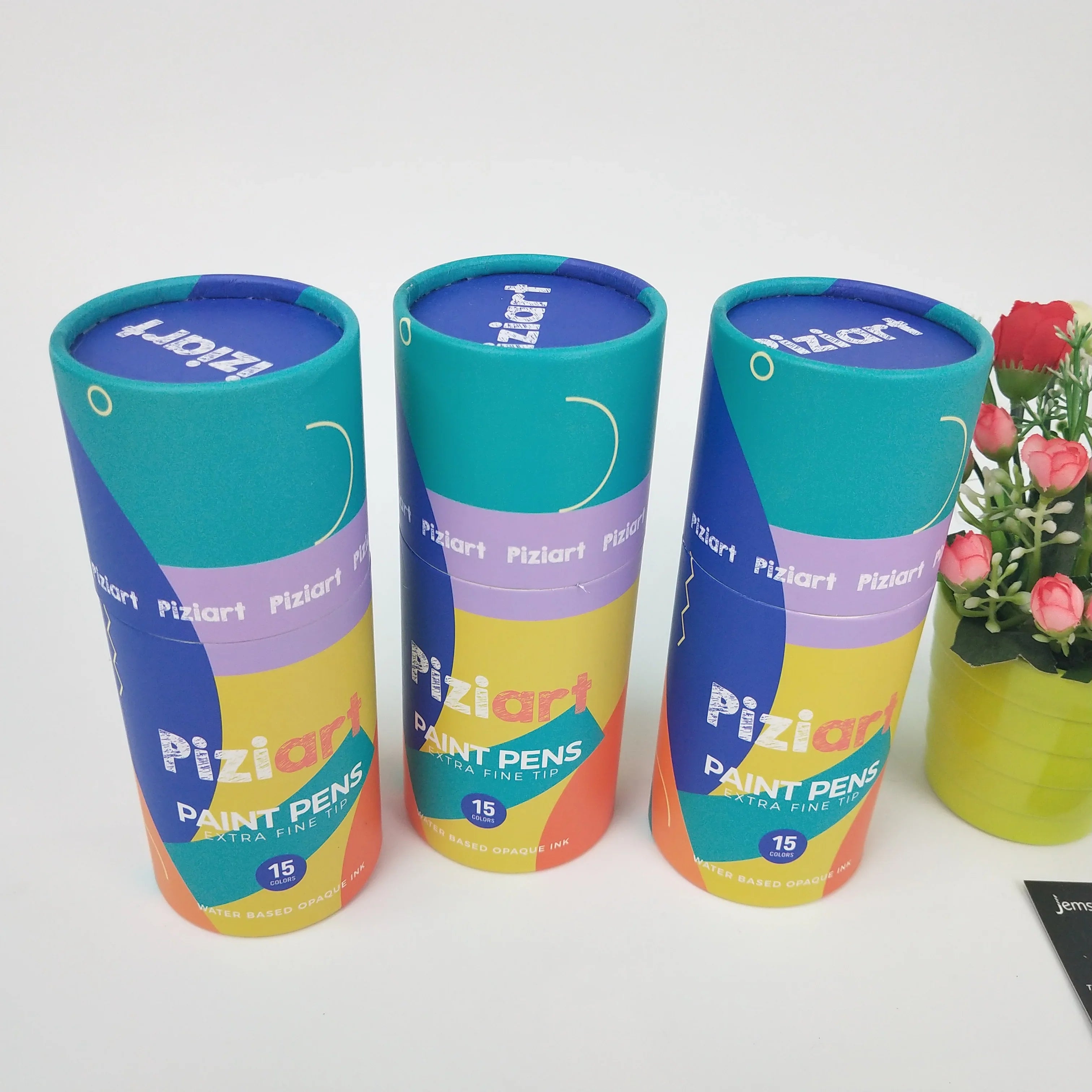 Custom Packaging Manufacturer Wholesale High Quality Color Printed Cardboard Packaging Cylinder Box