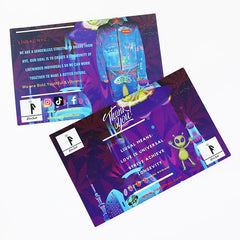 High Quality Free Sample Full Color Printing Luxury Business Cards Recyclable Paper Visit Card Greeting Thank You Card with logo