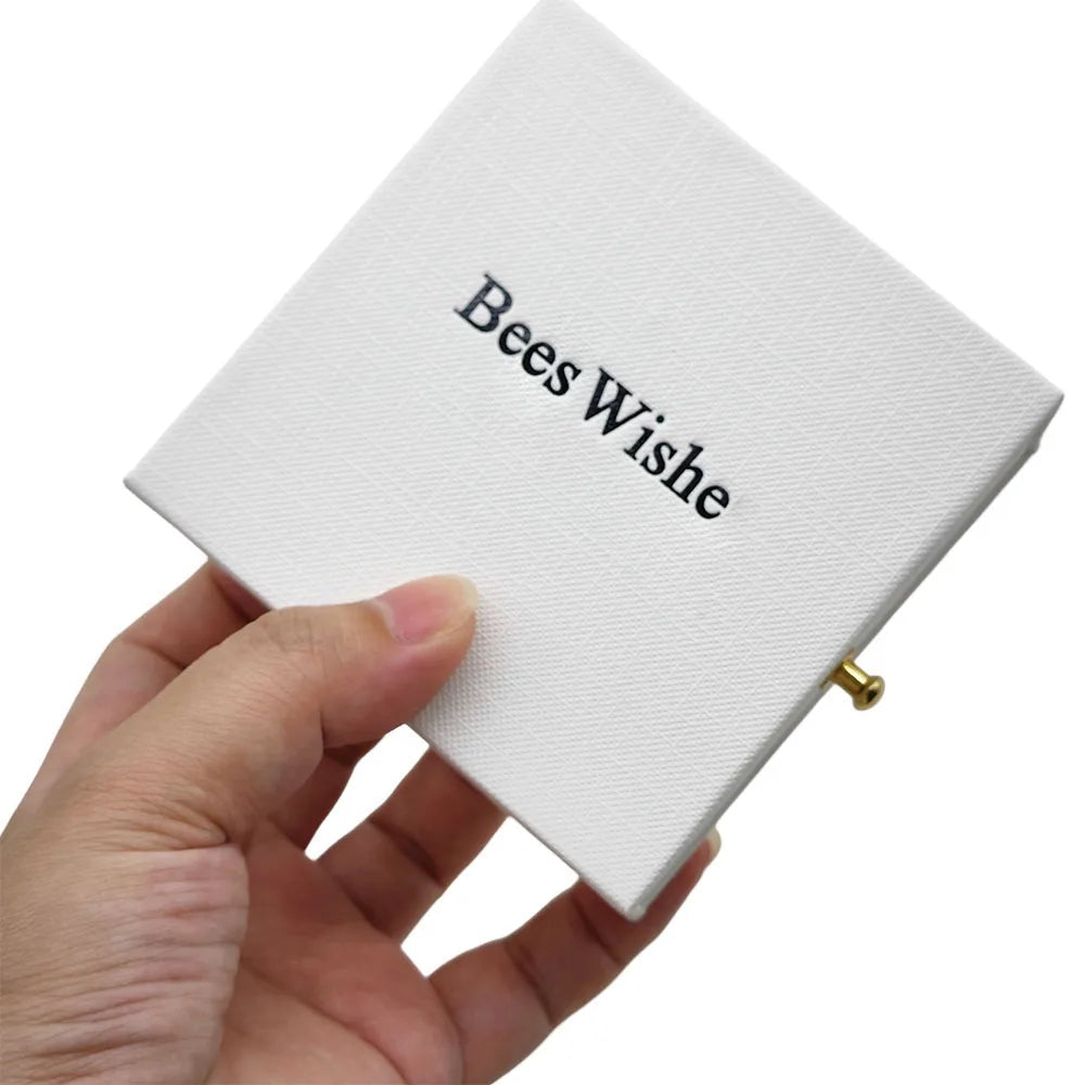 Luxury Personalized Handmade Mini Cardboard Drawer Embossed White Jewelry Ring Earrings Packaging Gift Boxes with logo