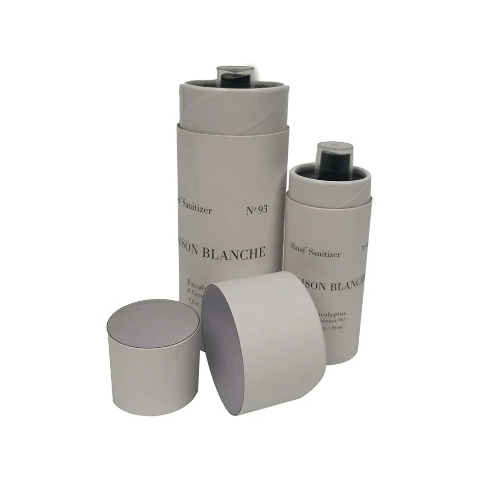 Cosmetic Packaging 10ML 15ML 20ML 30ML 50ML 100ML Recycled Cardboard White Box Packaging Tube