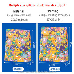 OEM/ODM Customized Logo Eco-Friendly Paper Shopping Bag Full-Color Paper Bags for Shopping Daily Life Paper Bag