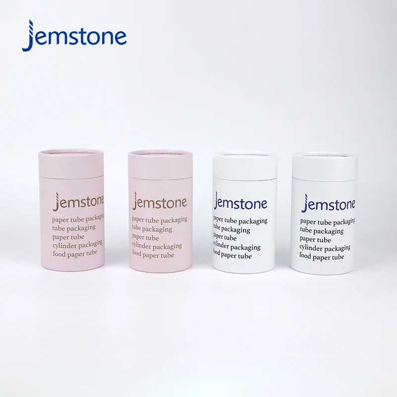 Custom Personal Design Printed Craft Kraft Cardboard Tube Gift Box Cylinder Packaging Food Powder Tea Coffee Candle Paper Tube