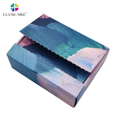 Custom Printing Jewellery Cosmetics Perfume Bottle Valentine Cardboard Package Tear Strip Self Sealing Boxes for Packaging