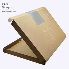 Wholesale Custom logo Kraft Corrugated Post Clothing Product Packaging Dress Gift Mailer Boxes With Logo and Gift Card