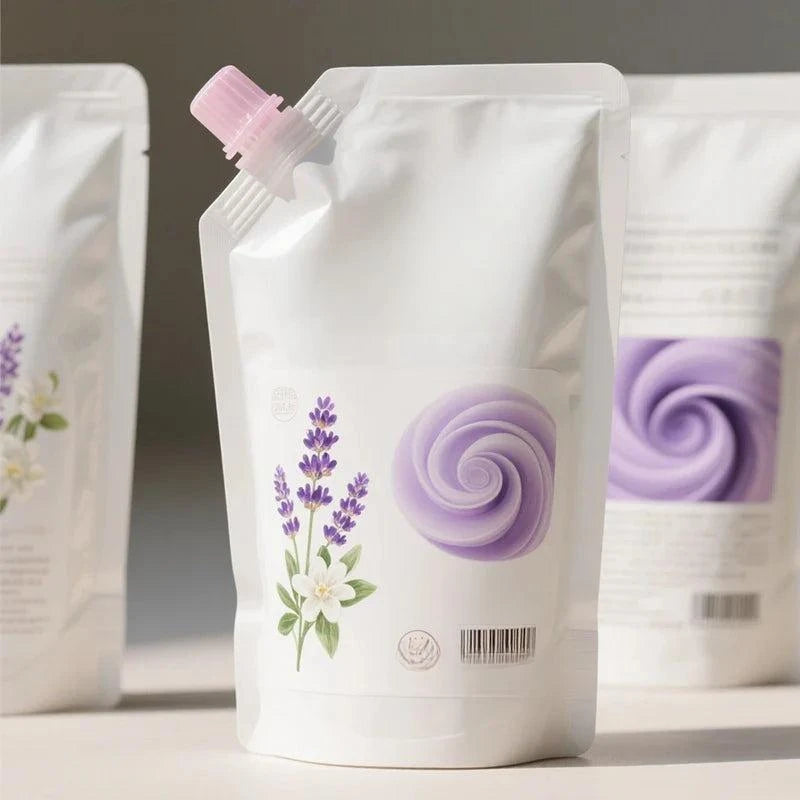 Stand Pouch for Laundry Detergent Washing Powder Cosmetic Body Wash Soap Bag Scrub Packaging Pouches