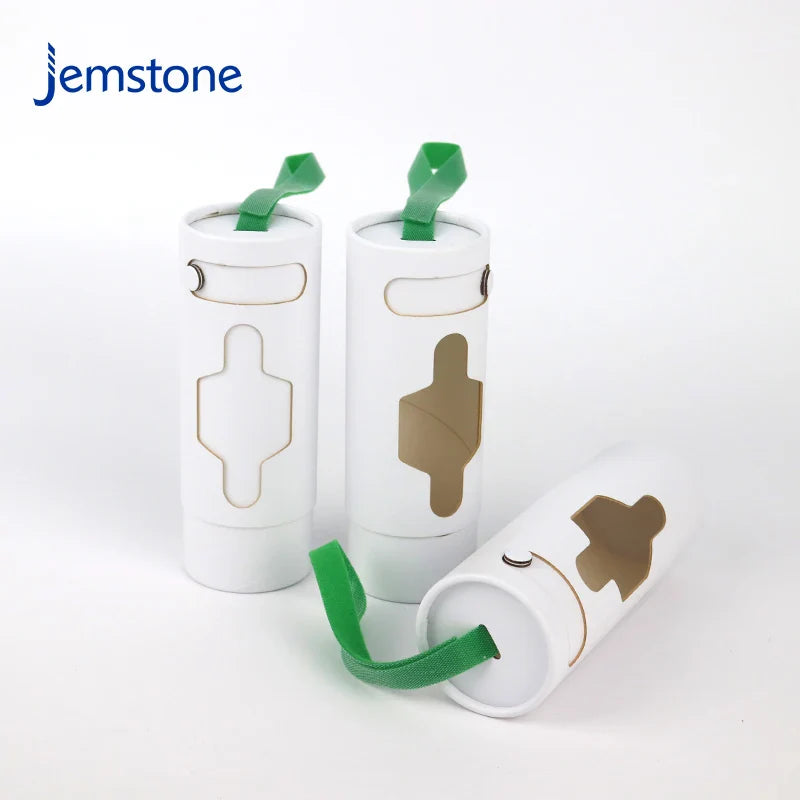 Custom Kraft Cardboard Tube Scarves Clothes Cylinder Packaging Hanging Rope Paper Tube with Window for Shirt Packaging