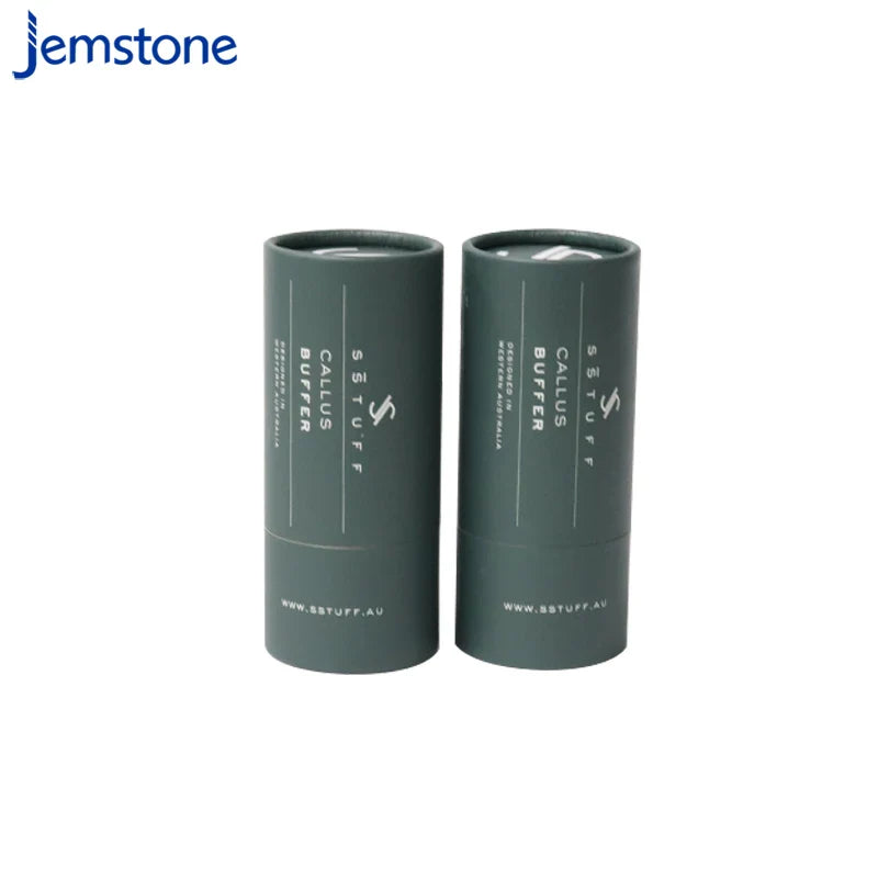 Custom Round Cosmetic Kraft Paper Tube Box Perfume Cardboard Tube Essential Oil Bottles Paper Packaging Tube With Eva