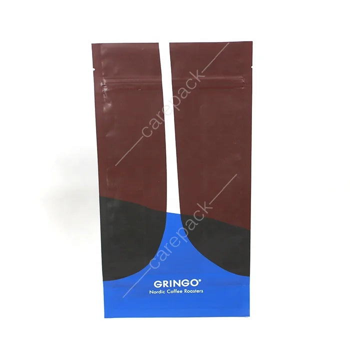 Resealable Lock Packing Wholesale One Way Valve Biodegradable Pouch Packaging Coffee Bags With Degassing Valve And Ziplock