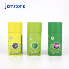 Custom Food Grade Coffee Bean Tea Leaf Tea Bag  Push up Paper Tube Luxury Kraft Cardboard Box Cylinder Packaging