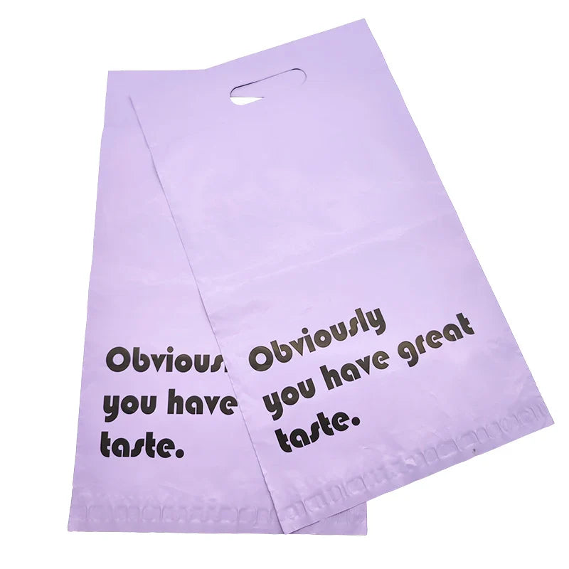 Wholesale Blue Custom Express Matte Shipping Poly Mailers Bag, Custom Print Logo Mailing Plastic Bags for Women Clothing