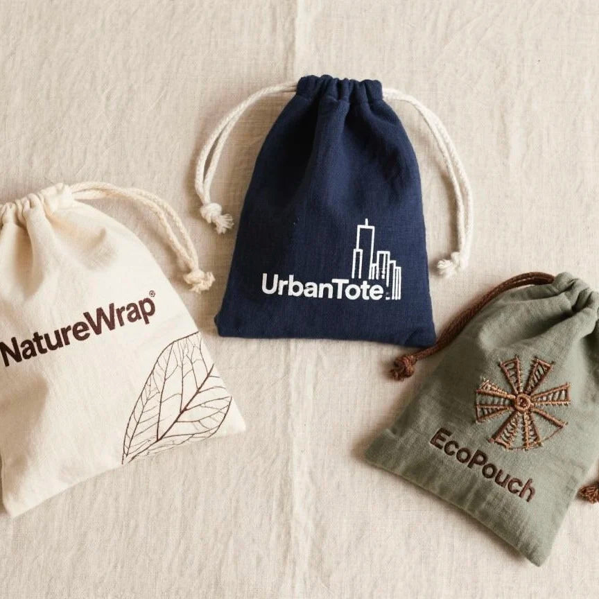 Eco Friendly Drawstring Bags Hotel Welcome Bags Corporate Gift Bags OEM Linen Cotton Bags Handmade Soap Packaging
