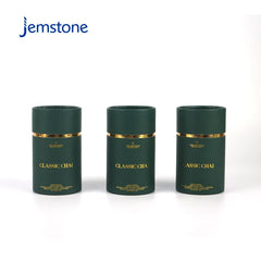 Custom Eco Luxury Candle Kraft Cardboard Tube Perfume Cylinder Box Packaging Food Coffee Paper Tube with Gold Foil for Tea