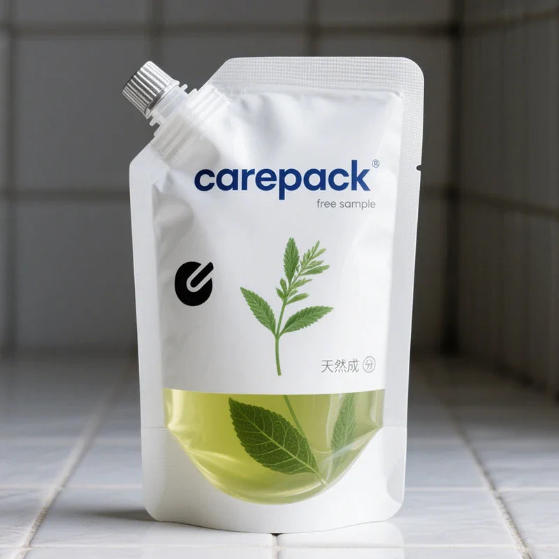 OEM Moisture-proof Doypack Mylar Durable Plastic for Laundry Detergent Spout Liquid With Top Nozzle