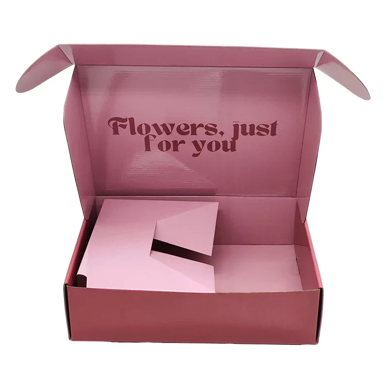 Custom Logo Print Delivery Shipping Cajas Para Flores Y Amor Rose Flora Boxes Packaging Mom Flower Gift Boxes for Bouquets