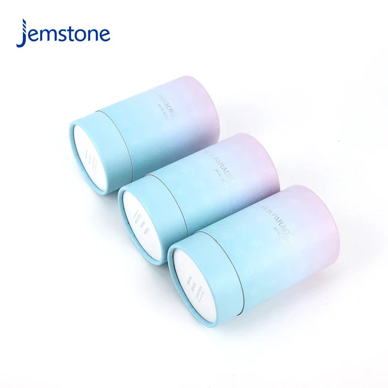 Eco-Friendly Custom Luxury Cosmetic Cylinder Packaging Skincare Kraft Cardboard Tube Essential Oil Perfume Bottle Paper Tube
