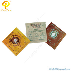 Eco-friendly Custom 100% Biodegradable Kraft Paper PLA Bag Food Packaging Cornstarch Compostable Zip Lock Packaging Bag for Food