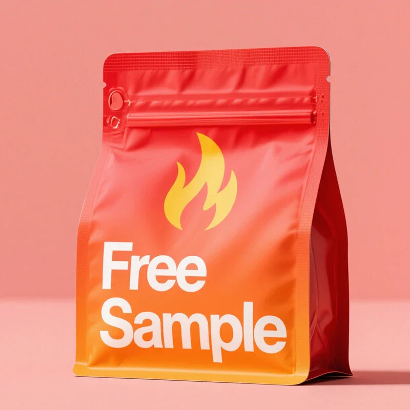 Empty Coffee Beans Flat Bottom Pouch PE Heat Seal Foil Ziplock Coffee Bag with One Way Valve