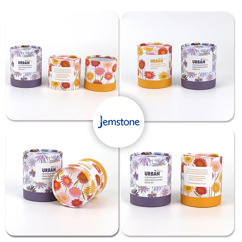 Custom Biodegradable Glass Jar Box Tube Packaging Pet Food Packaging Paper Tube Tea Perfume Cardboard Paper Tube Packaging Loose