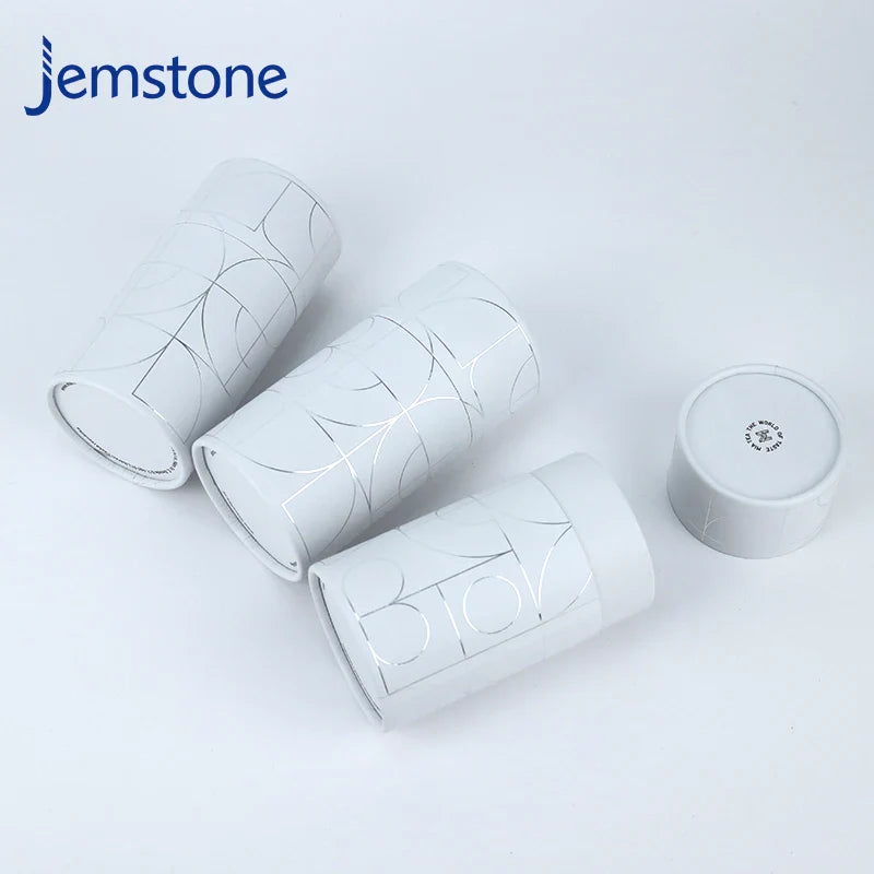 Eco-Friendly Printed Milk Food Paper Tube Kraft Cardboard Candle Paper Tube Packaging Coffee Tea Packaging for Cookie