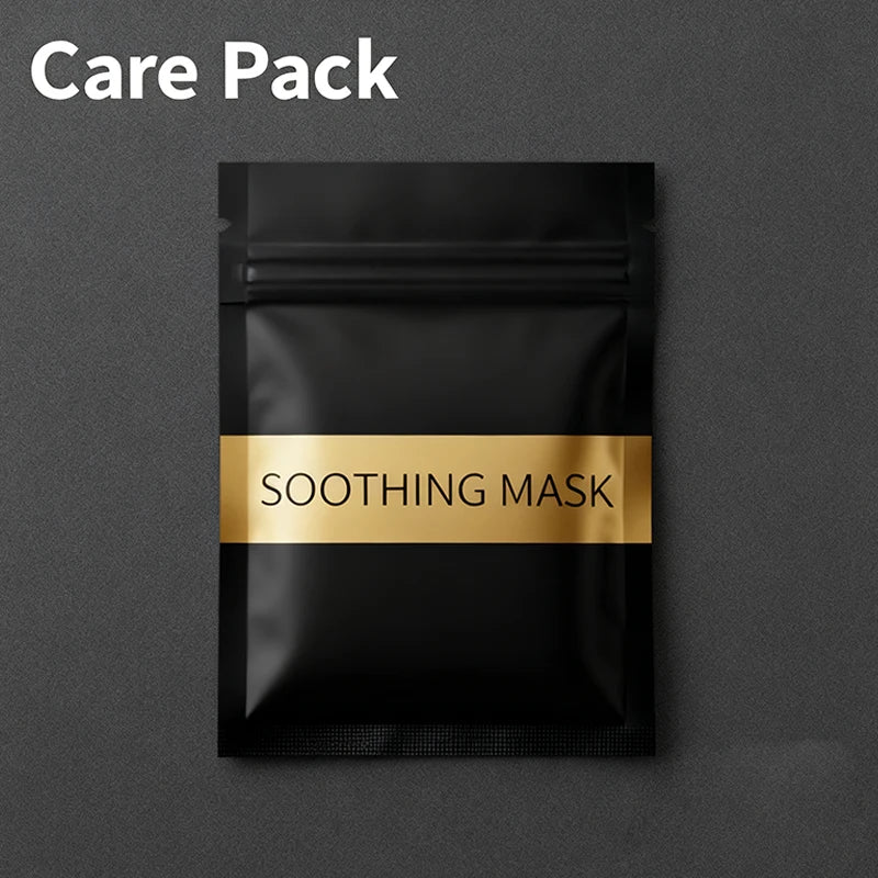 Customized Mini 3 Side Heat Seal Sachet Personal Care Packaging Skincare Facial Pouch With Zipper