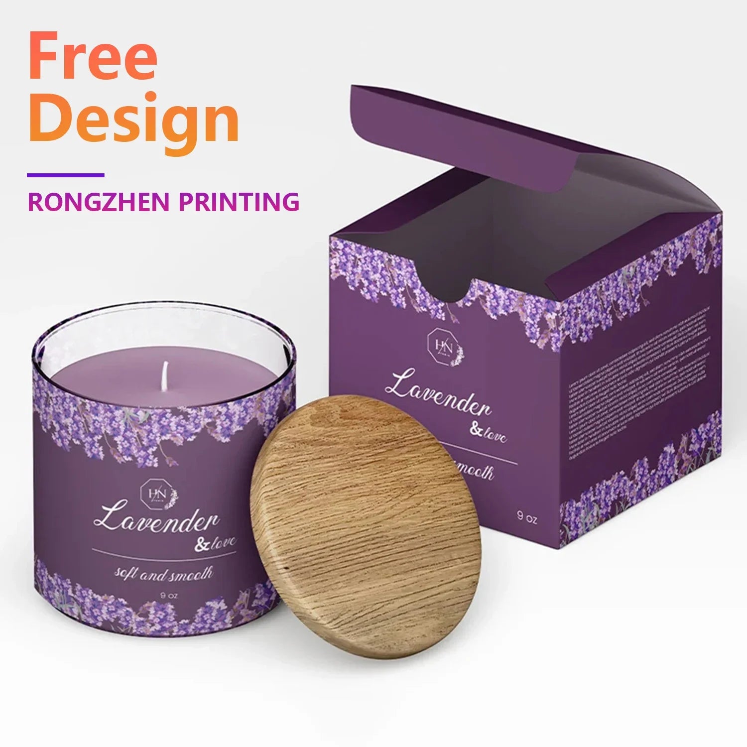 Custom Logo Printing Luxury Gift Contenant Emballage Boite De Bougie Rigid Candle Paper Boxes With Logo Packaging Box for Candle