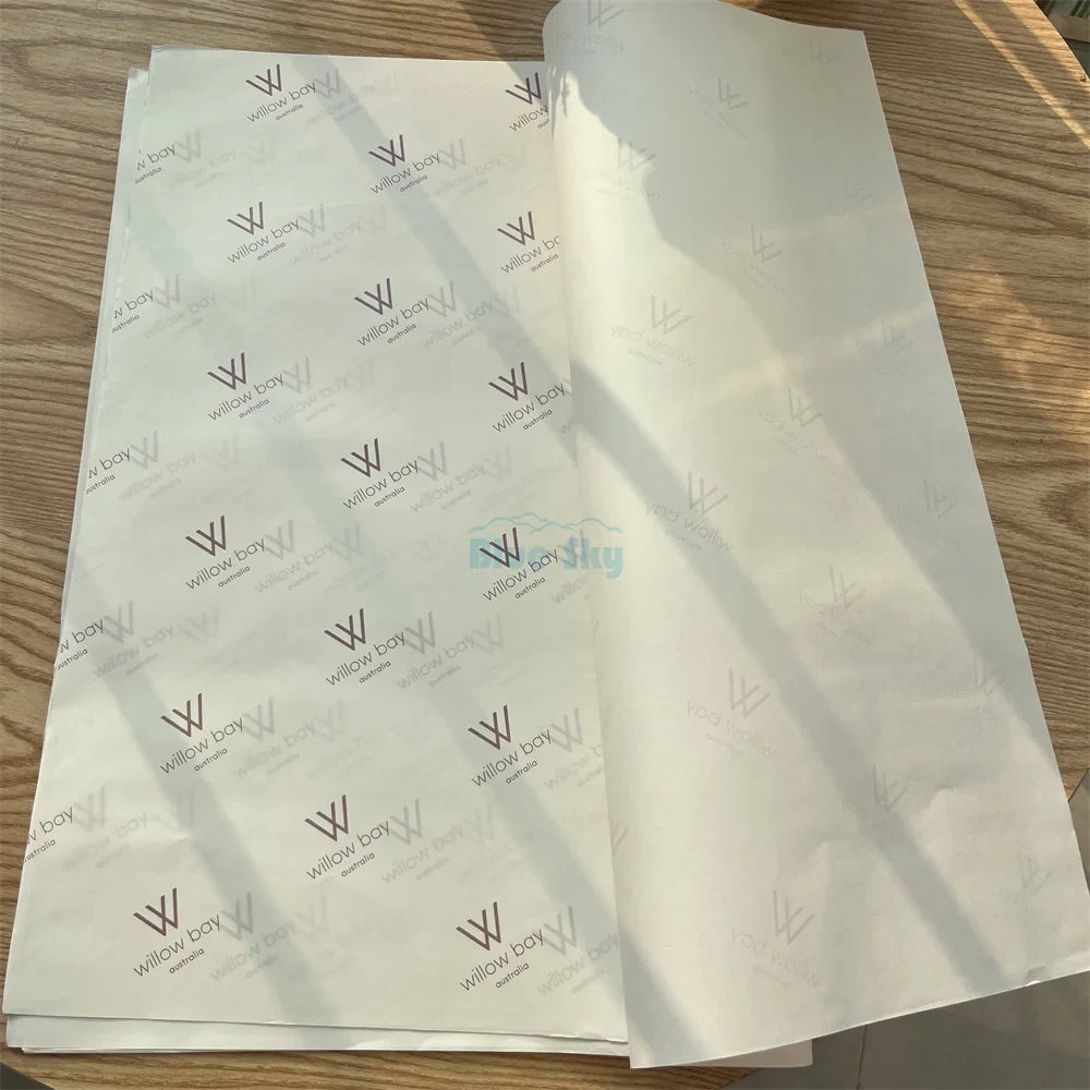 Custom Printed Colorful Paper Wrapping Paper for Product Packaging, CMYK/Pantone Matching 100-500gsm, MOQ 500 Sheets