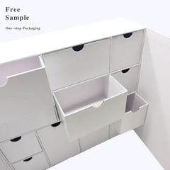 Luxury Gift Box Christmas Ramadan Eid Countdown Chocolate Cookie 24 Days Christmas Advent Calendar Packaging Box