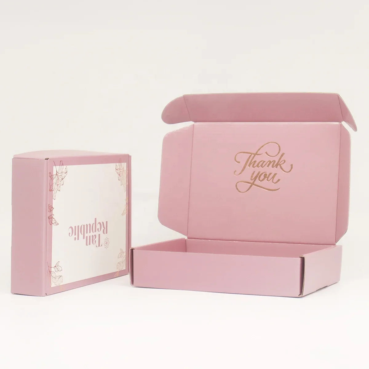 Custom Printing Recycled Hot Pink Mailers Box Printing Paper Packing Delivery Box Packaging Private Label Shipping Boxes