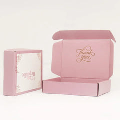 Custom Printing Recycled Hot Pink Mailers Box Printing Paper Packing Delivery Box Packaging Private Label Shipping Boxes