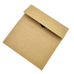 Custom E Commerce Self Adhesive Easy Open Kraft Art Paper Tear Off Strip Self Seal Zipper Peel Packaging Box with Zipper Line