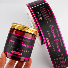 Manufacturer Customized Luxury Etiquette Waterproof Product Label Stickers Custom Label Design Service Gold Foil Logo Stickers